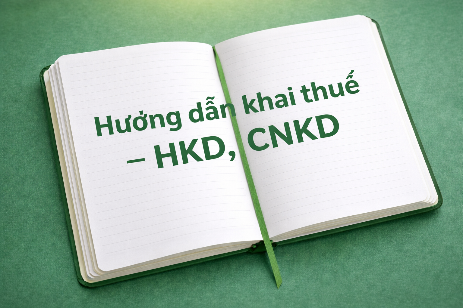 Hướng dẫn khai thuế HKD, CNKD